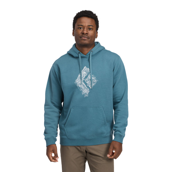 black diamond Men's Engineered Diamond Pullover Hoody Creek Blue