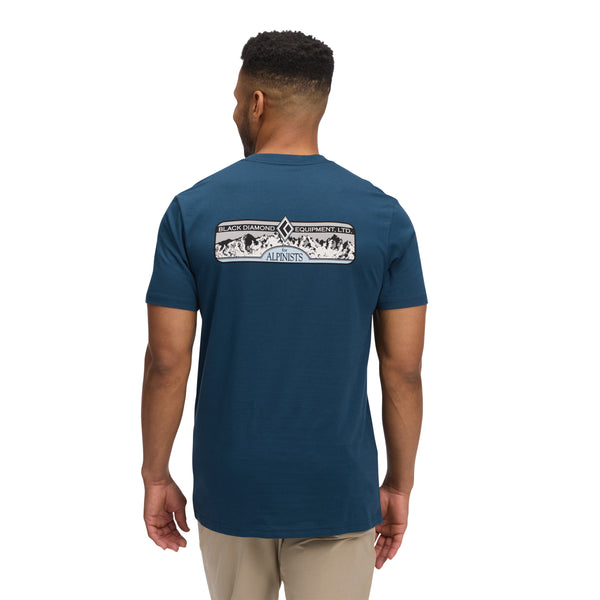Black Diamond Men's Heritage Alpinist Short Sleeve Tee Indigo