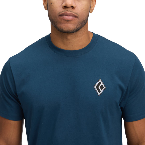 Black Diamond Men's Heritage Alpinist Short Sleeve Tee Indigo