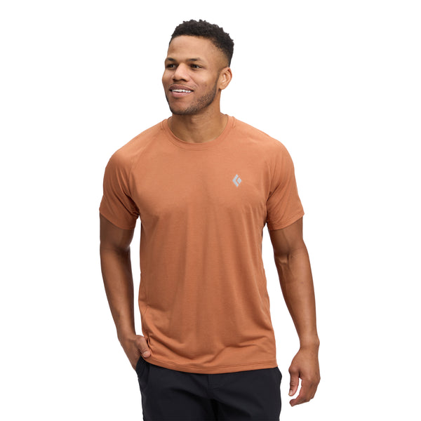 Black Diamond Men's Lightwire Short Sleeve Tech Tee Moab Brown