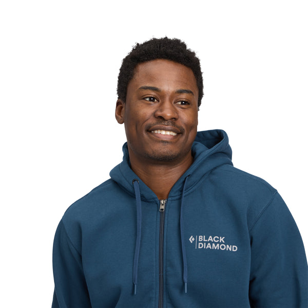 Black Diamond Men's Mini Stacked Full Zip Hoody Indigo