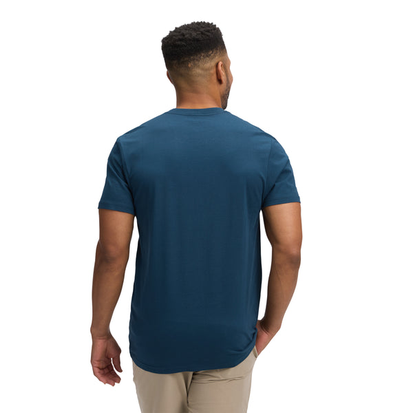 Black Diamond Men's Mini Stacked Short Sleeve Tee Indigo