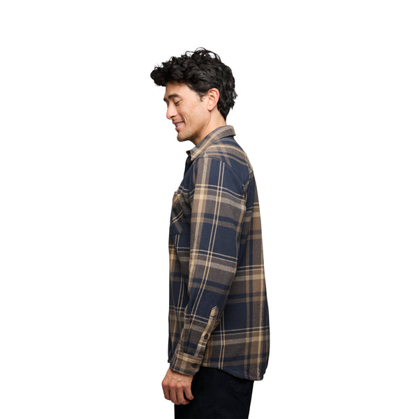 Black Diamond Men's Project Flannel Charcoal-Walnut Plaid