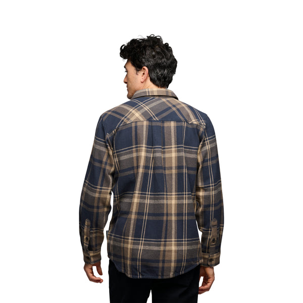 Black Diamond Men's Project Flannel Charcoal-Walnut Plaid