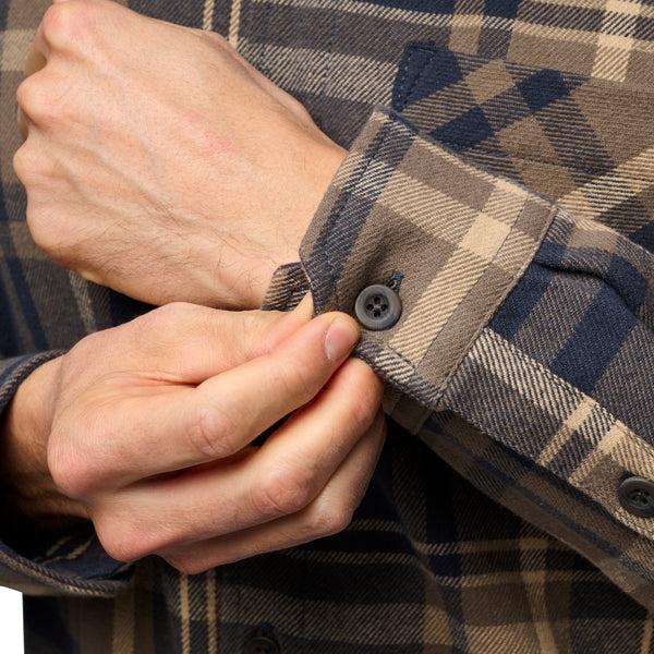 Black Diamond Men's Project Flannel Charcoal-Walnut Plaid