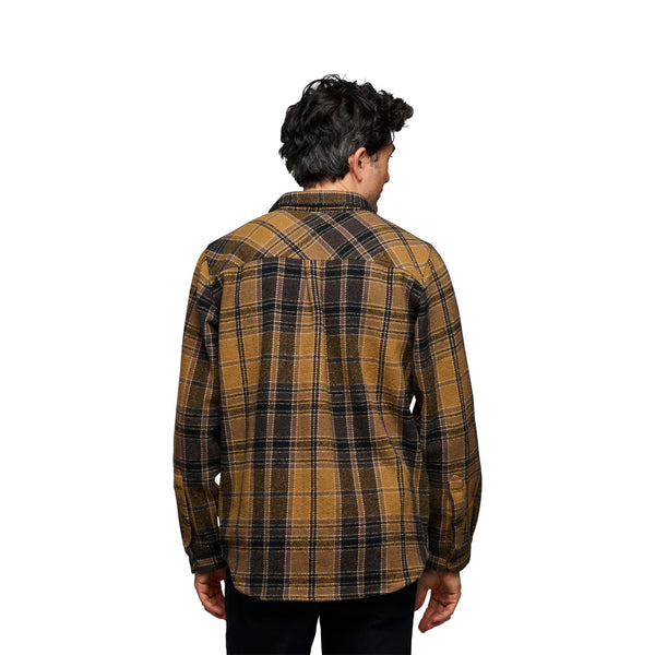 Black Diamond Men's Project Heavy Flannel Flax-Black Plaid