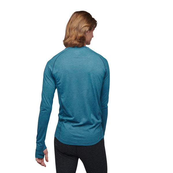 Black Diamond Men's Solution 150 Merino Baselayer Crew Astral Blue