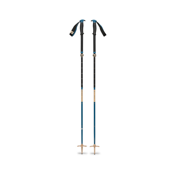 Black Diamond Traverse Compactor Ski Poles Creek Blue
