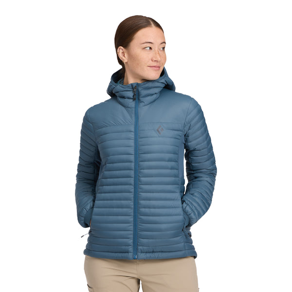 black diamond Women's Access Down 1.0 Hoody Midnight Blue