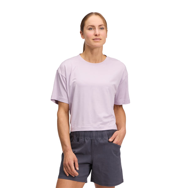 black diamond Women's Circuit Short Sleeve Tee Soft Lilac