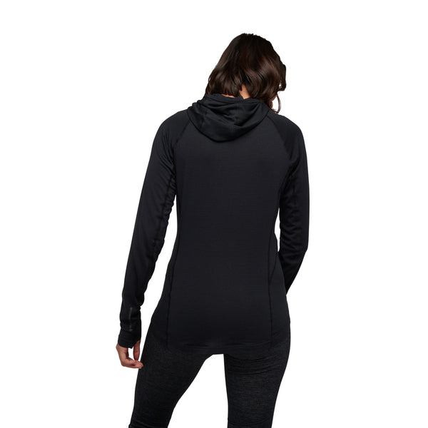 Black Diamond Women's Coefficient LT Hybrid Hoody Black