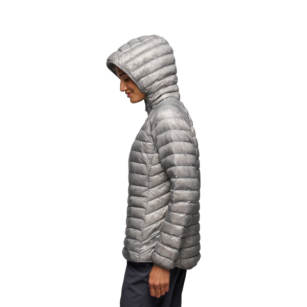 Black Diamond Women's Deploy Down 0.5 Pullover Hoody Pewter