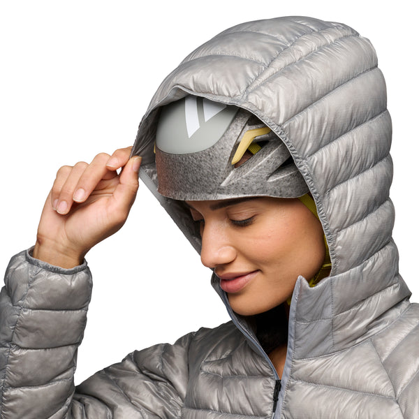 Black Diamond Women's Deploy Down 0.5 Pullover Hoody Pewter