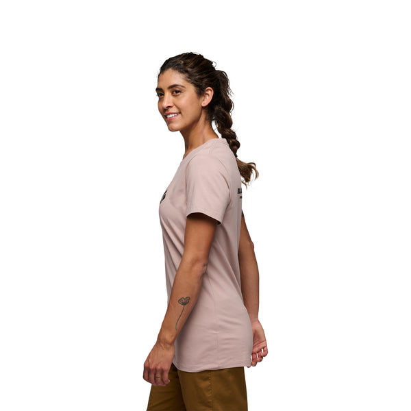 Black Diamond Women's Equipment For Alpinists Tee Pale Mauve