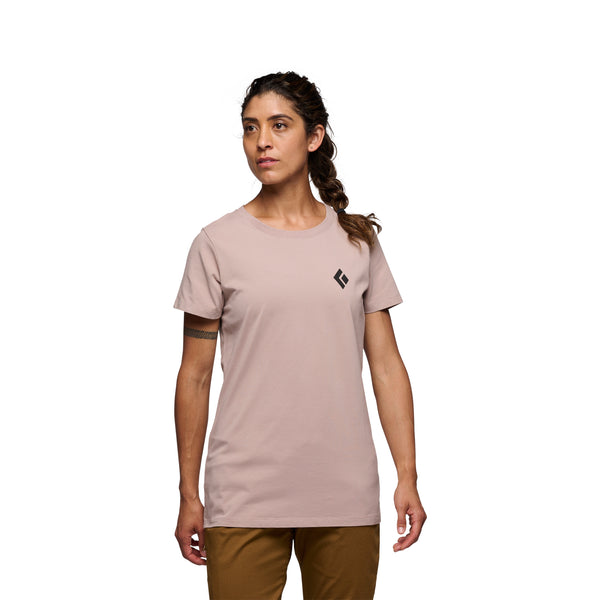 black diamond Women's Equipment for Alpinists Tee Pale Mauve