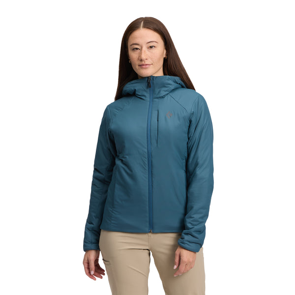 black diamond Women's First Light 2.0 Stretch Hoody Midnight Blue