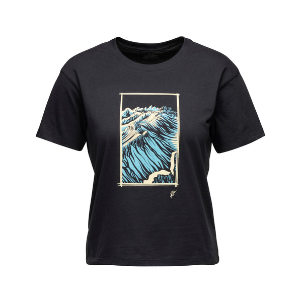 black diamond Women's Gros Ventre Range T-Shirt Black