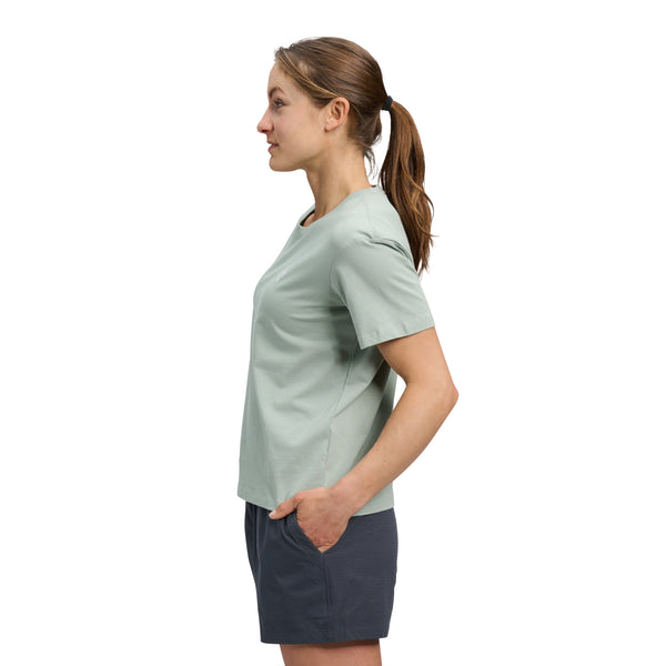 Black Diamond Women's Heritage Badge Short Sleeve Tee Agave