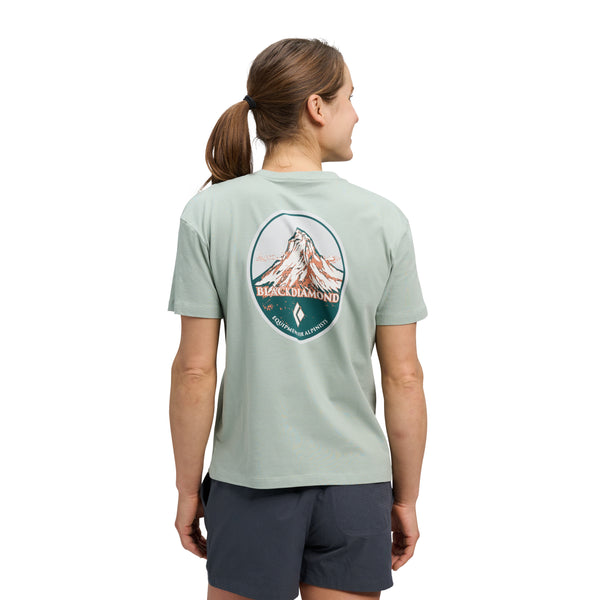 Black Diamond Women's Heritage Badge Short Sleeve Tee Agave