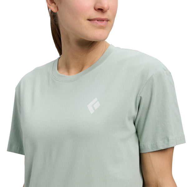 Black Diamond Women's Heritage Badge Short Sleeve Tee Agave