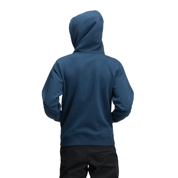 Black Diamond Women's Heritage Wordmark Pullover Hoody Indigo