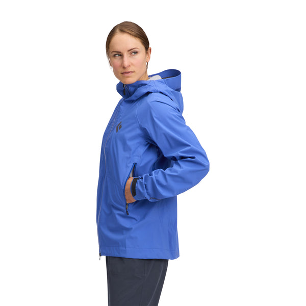 Black Diamond Women's Highline Stretch Shell Clean Blue