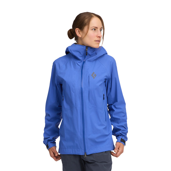 black diamond Women's Highline Stretch Shell Clean Blue