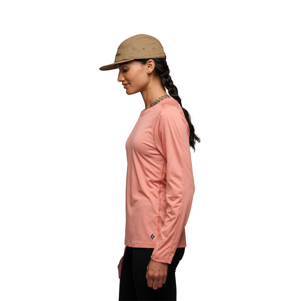Black Diamond Women's Lightwire Long Sleeve Tech Tee Himalayan Salt