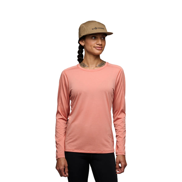black diamond Women's Lightwire Long Sleeve Tech Tee Himalayan Salt