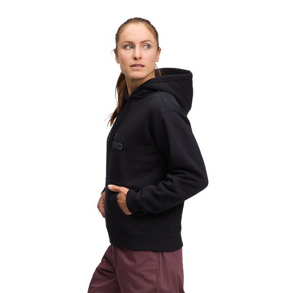 Black Diamond Women's Mini Stacked Pullover Hoody Black