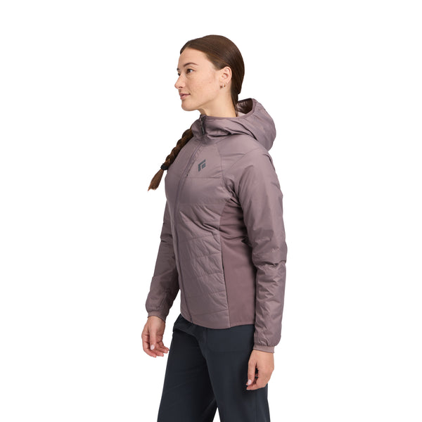 Black Diamond Women's Solution 1.0 Hoody Dark Mauve