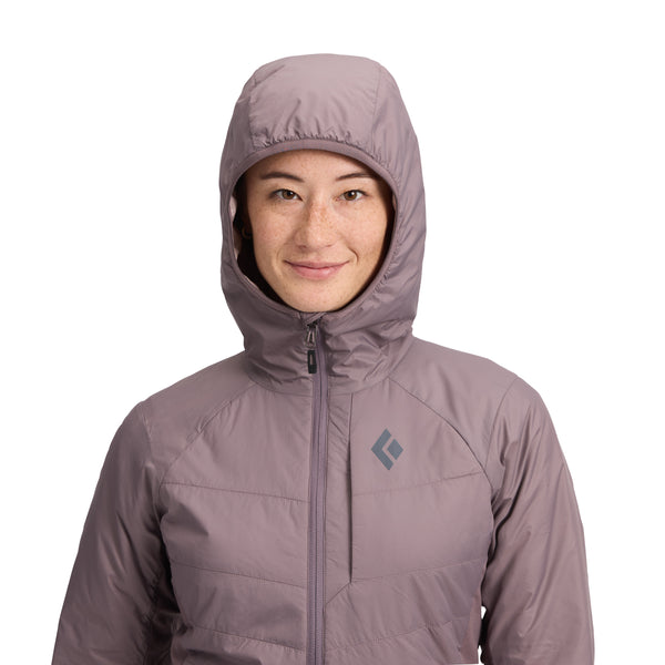 Black Diamond Women's Solution 1.0 Hoody Dark Mauve