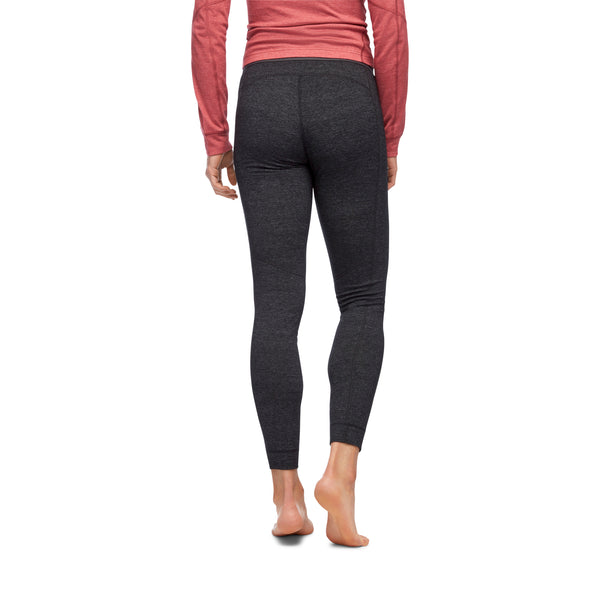 Black Diamond Women's Solution 150 Merino Baselayer Full Length Bottom Black