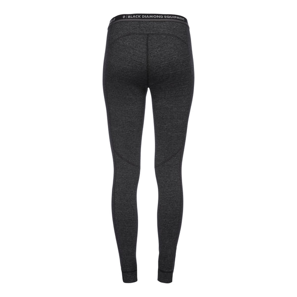 Black Diamond Women's Solution 150 Merino Baselayer Full Length Bottom Black
