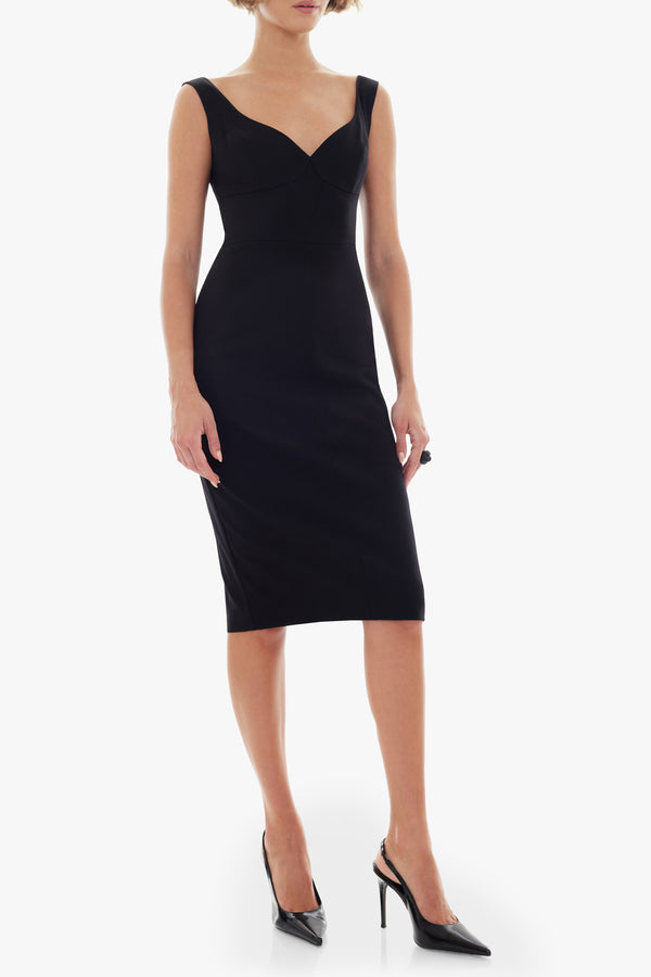 Black Halo Ally Sheath Dress Black