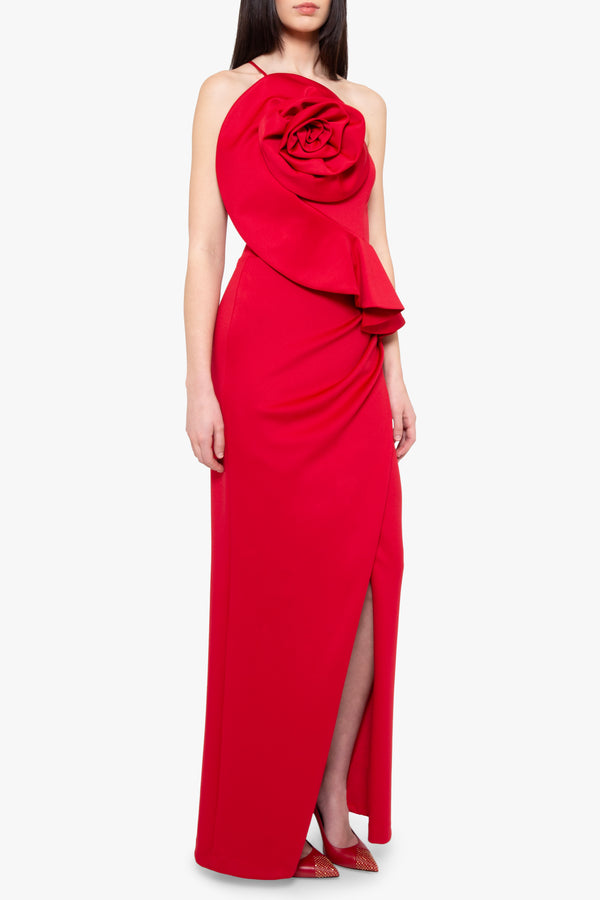 Black Halo Augustina Gown Crimson