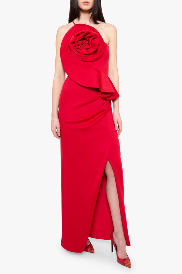 black halo Augustina Gown Crimson