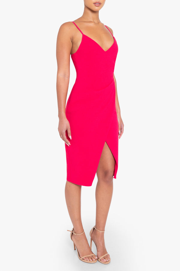 Black Halo Bowery Sheath Dress Laguna Pink