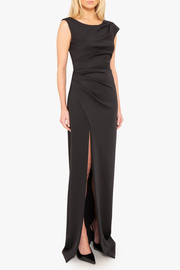 Black Halo Braden Gown Black
