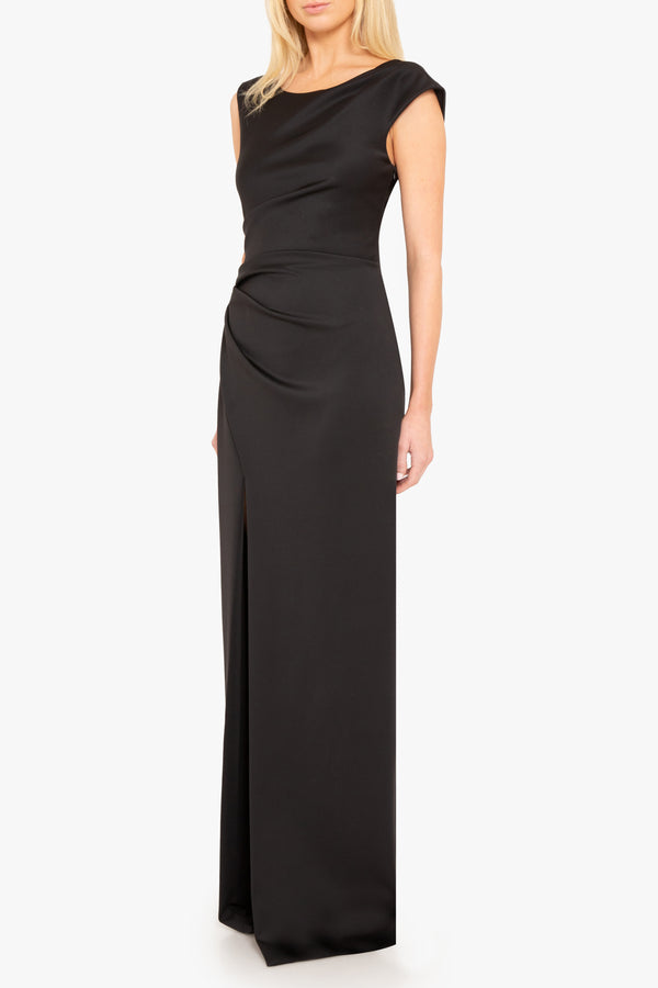 Black Halo Braden Gown Black
