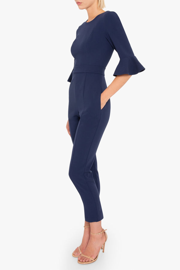 Black Halo Brooklyn Jumpsuit Pacific Blue