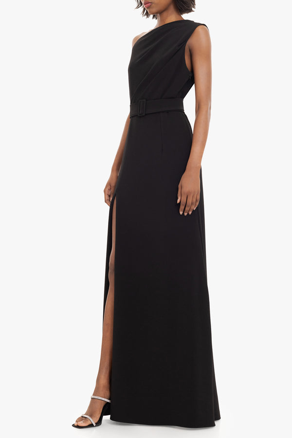 Black Halo Caprina Gown Black