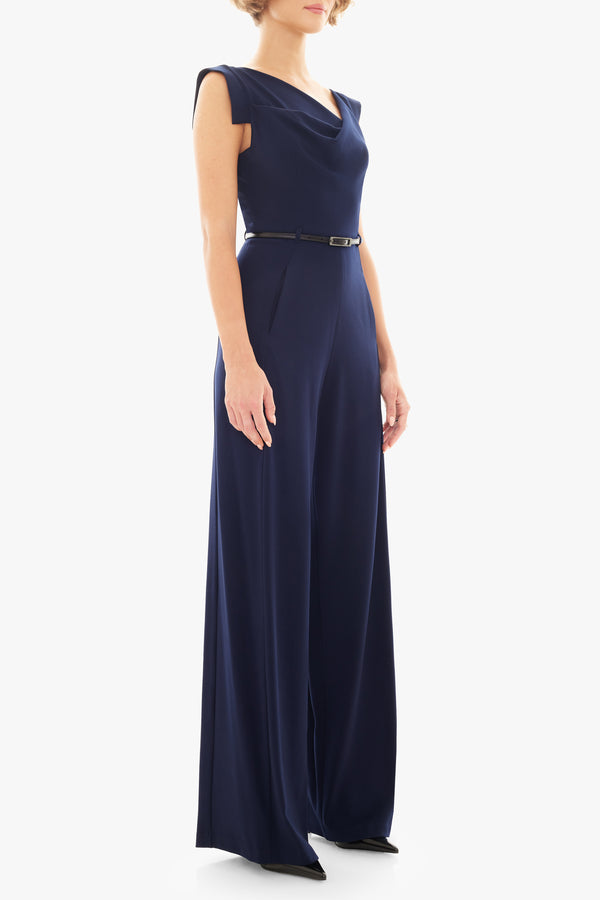 Black Halo Classic Jackie O Jumpsuit Eclipse