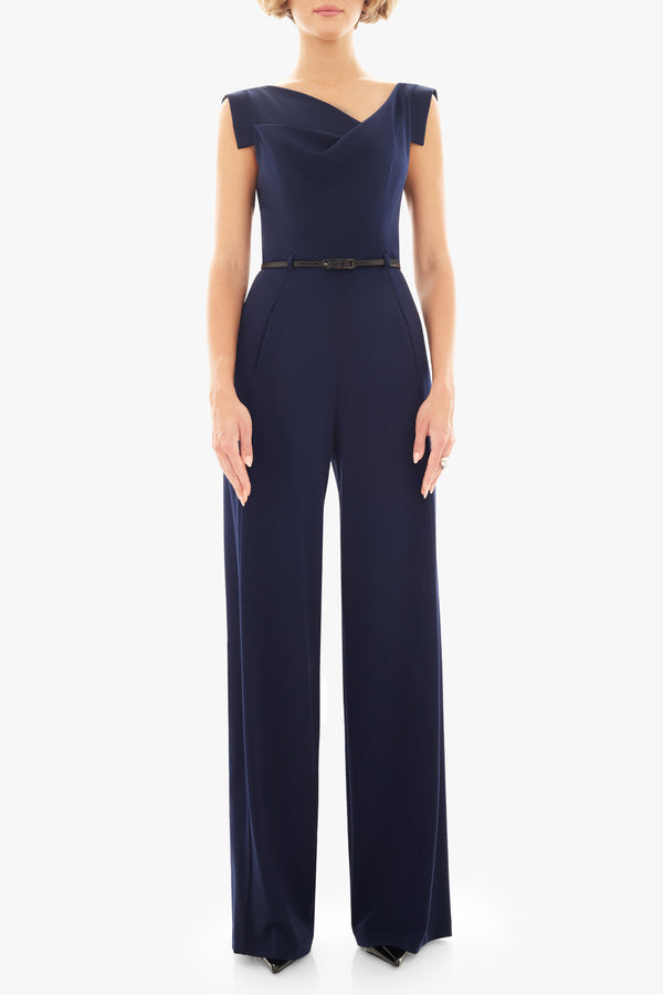 black halo Classic Jackie O Jumpsuit Eclipse