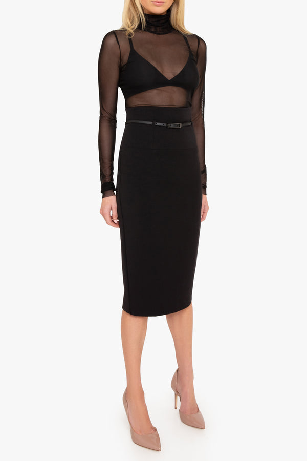 Black Halo Classic Jackie O Skirt Black
