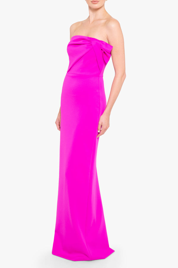 Black Halo Divina Gown Vibrant Pink