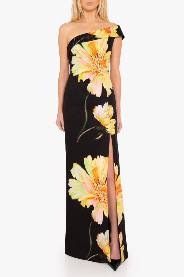 black halo Dolan Gown Bursting Bloom