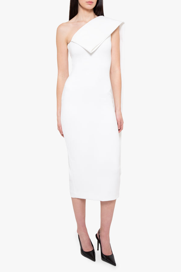 Black Halo Dolores Cocktail Midi Whip Cream