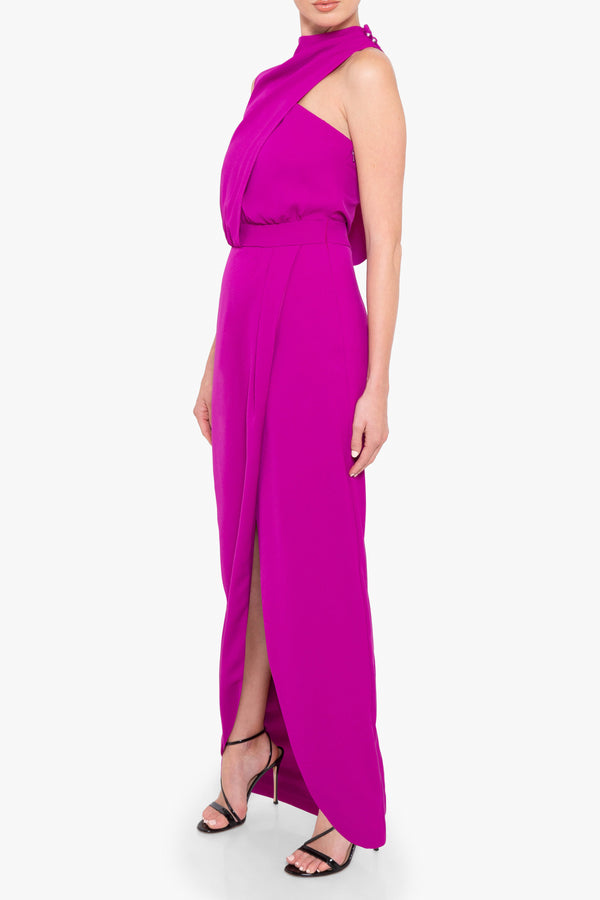 Black Halo Floella Gown Black