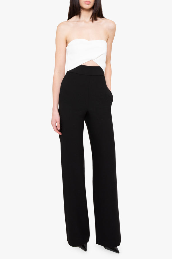 Black Halo Jada CB Jumpsuit Black / Pearl